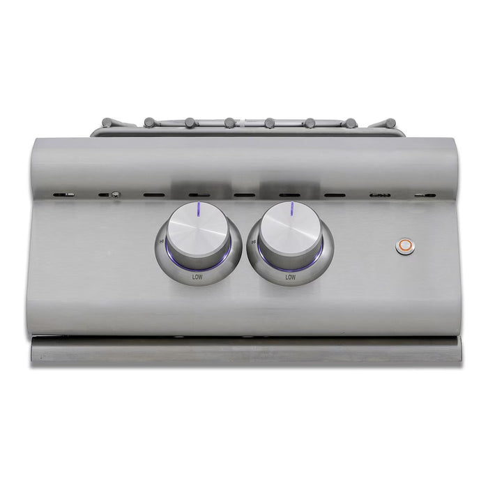 Blaze BLZ‑PBLTE3‑NG LTE Plus Power Burner, Natural Gas Outdoor Side Burner, 30,000 BTU, Stainless Steel