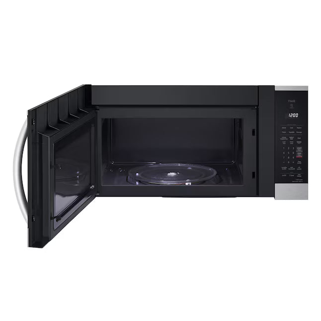 LG MVEM1825F 1.8 cu. ft. Over-the-Range Smart Microwave Oven in Stainless Steel – 950 Watts, EasyClean® Interior, Sensor Cooking, and Wi-Fi Smart Control