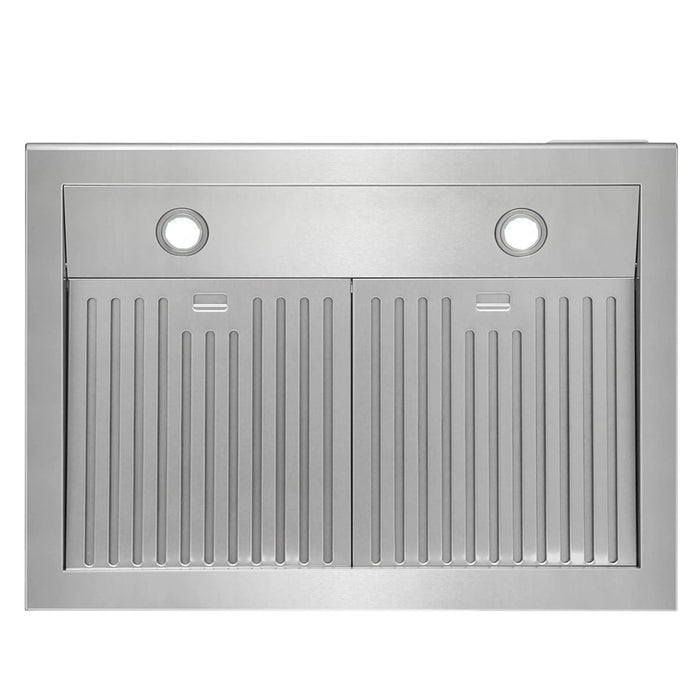 Kostch KOS-30RH06H 30" Wall-Mount Range Hood – Stainless Steel, 3-Speed Ventilation, LED Lighting