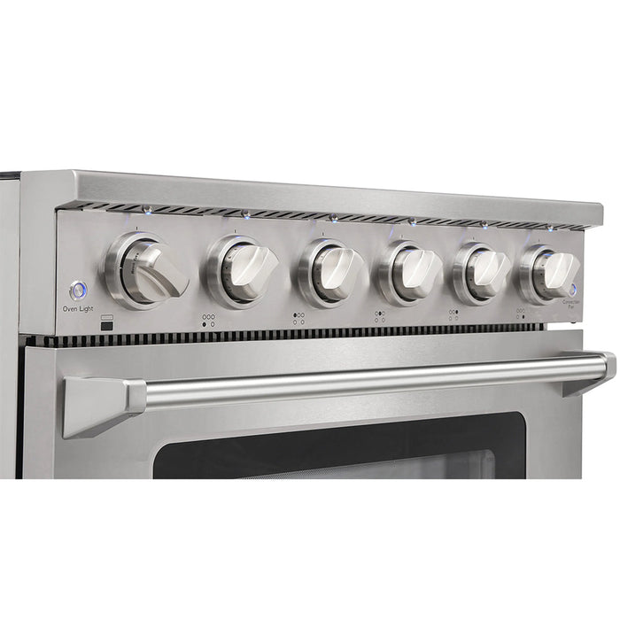 Kostch KOS-36RE06H-S 36" Freestanding Electric Range with Smooth Cooktop, Convection Oven – Stainless Steel