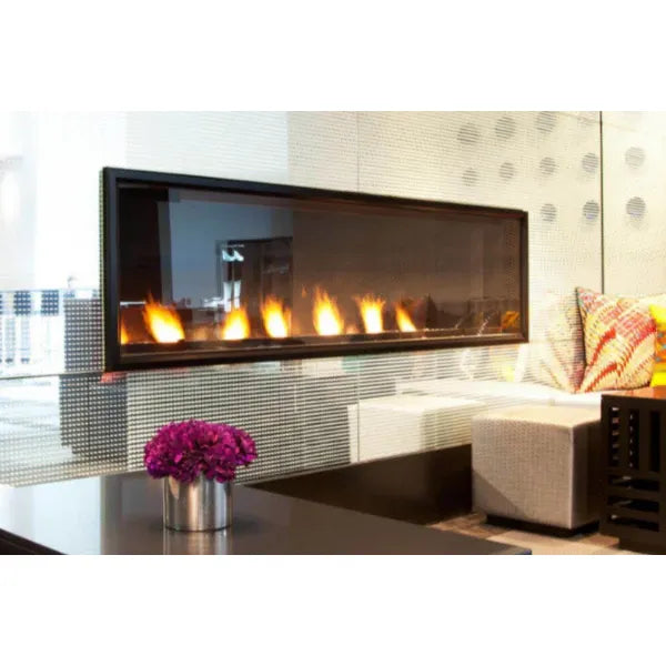 Montigo DelRay 72" Direct-Vent Linear Gas Fireplace DRL7213NI IPI Basic Model