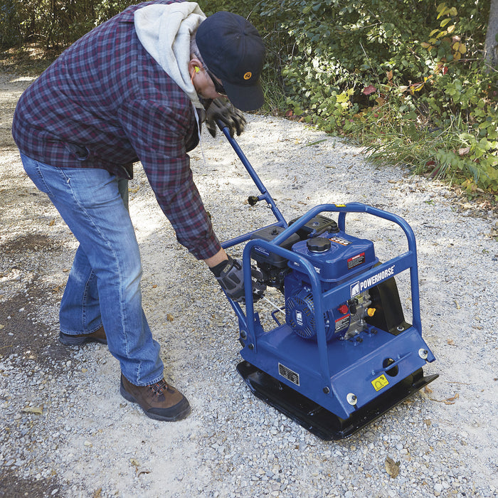 Powerhorse 52313 Plate Compactor Single Direction 212cc Gas Powered