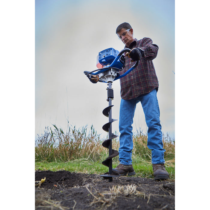 Powerhorse 5719057 1-Person Earth Auger 52cc Gas Powered Two-Stroke Post Hole Digger