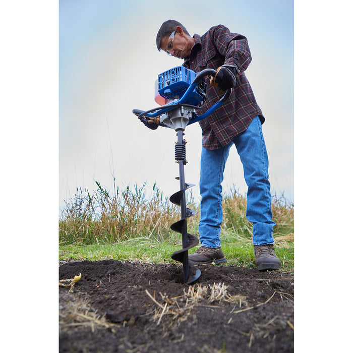 Powerhorse 5719057 1-Person Earth Auger 52cc Gas Powered Two-Stroke Post Hole Digger