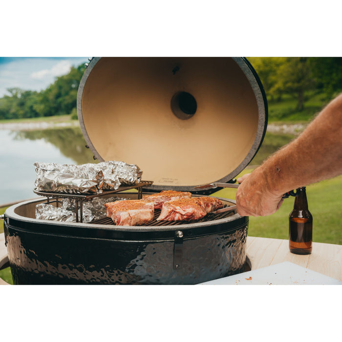 Primo Cypress Countertop Table for Junior Grill with Ceramic Feet Included | Outdoor Grill Table