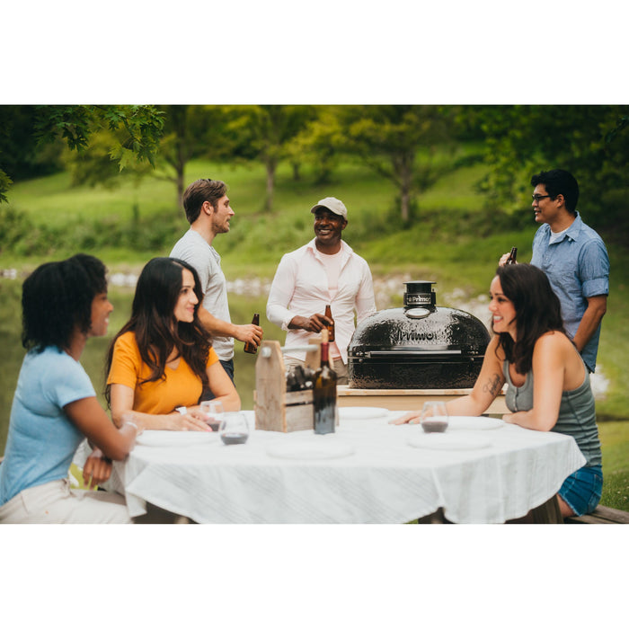 Primo Cypress Countertop Table for Large Grill with Ceramic Feet Included