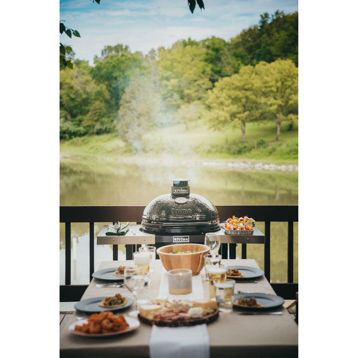 Primo Round Charcoal Ceramic Grill Head Only | Classic Kamado Style BBQ Grill