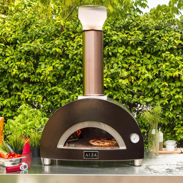 Alfa Moderno 1 Pizze FXMD-1P-GRAM-U Gas Pizza Oven