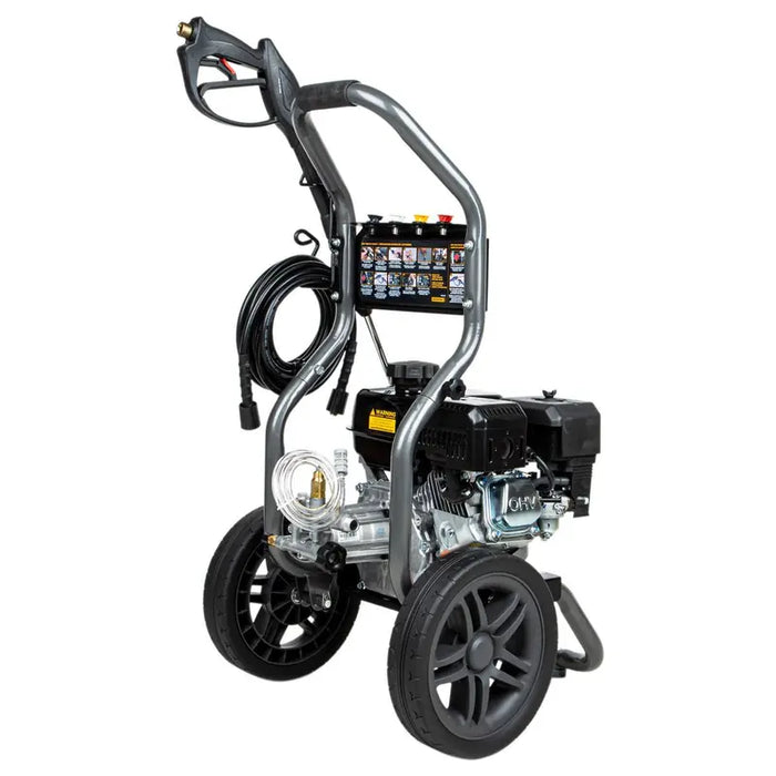 BE Power Equipment BE276RA 2,700 PSI 2.5 GPM Gas Pressure Washer – 212cc Powerease OHV Cold Water Machine