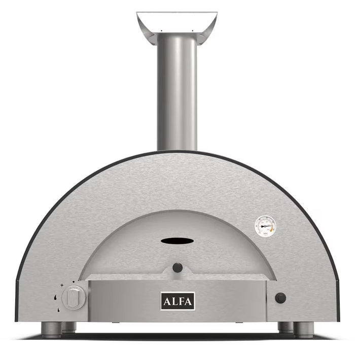 Alfa Classico 2 Pizze Wood-Fired Outdoor Pizza Oven FXCL-2P-MGRA-U – Magma Grey
