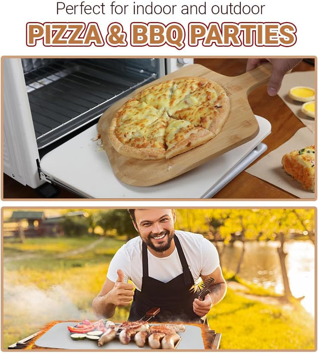 Vero Hardware 8 PCS Pizza Stone Set