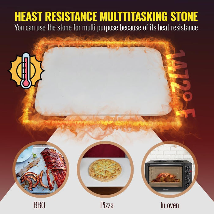 Vero Hardware 8 PCS Pizza Stone Set