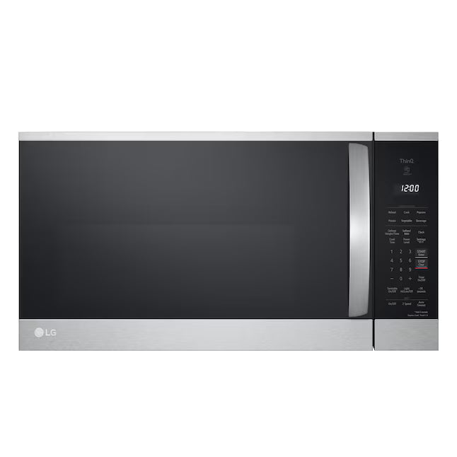 LG MVEM1825F 1.8 cu. ft. Over-the-Range Smart Microwave Oven in Stainless Steel – 950 Watts, EasyClean® Interior, Sensor Cooking, and Wi-Fi Smart Control