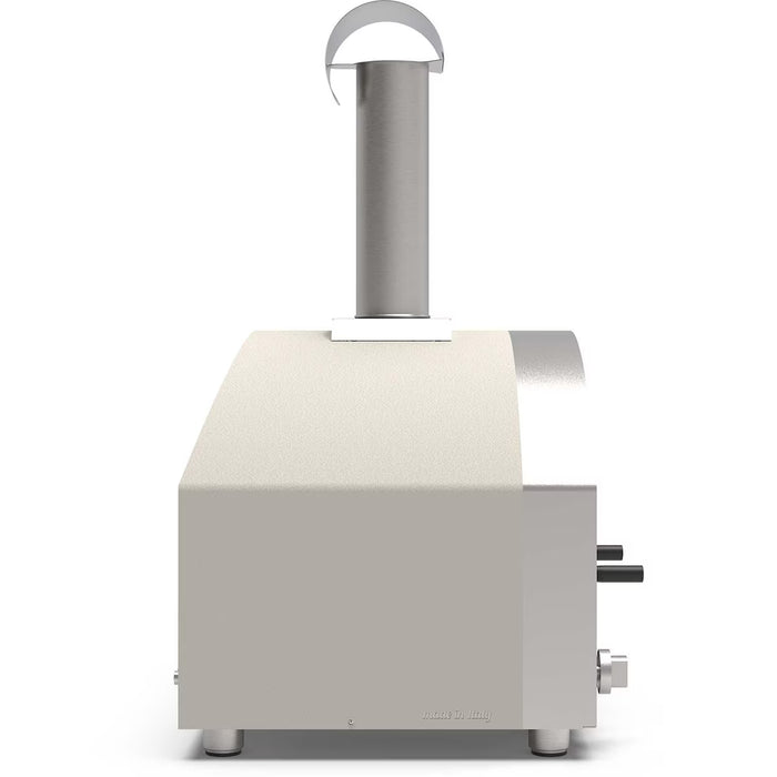 Alfa Futuro 4 Pizze Gas Outdoor Pizza Oven FXFT-4P-MNEGO-U – Wrinkle Black, 4-Pizza Capacity, Countertop, 1,000 °F Max Temp