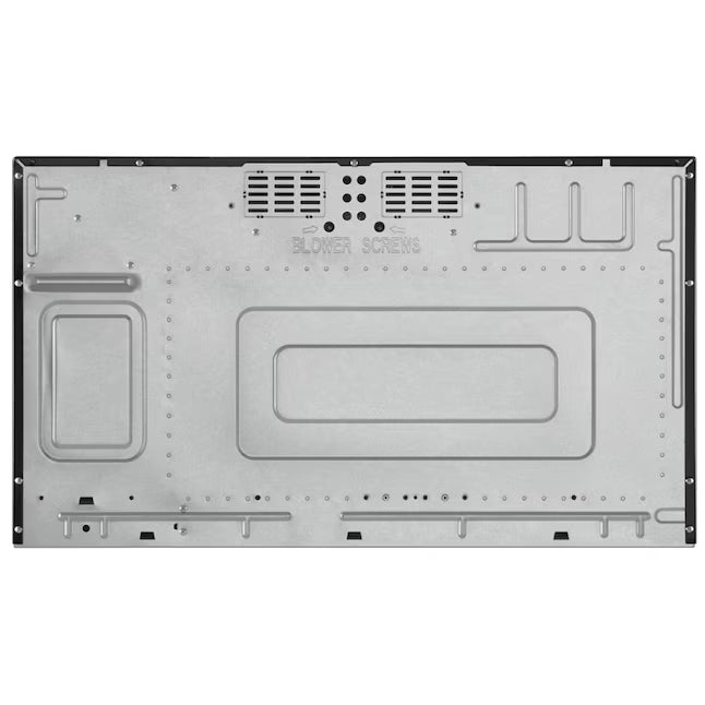 Whirlpool WMH31017HB 1.7 cu. ft. Over-the-Range Microwave in Black – 1,000-Watt Power, 2-Speed 300 CFM Vent System, and Hidden Vent Design