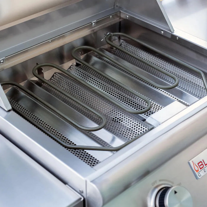 Blaze BLZ-ELEC-21 21" Freestanding Electric Grill, 1500W 120V, Stainless Steel Outdoor BBQ