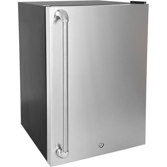 Blaze BLZ-SSRF126 20" Compact Outdoor Refrigerator, 4.4 cu ft Stainless Steel Fridge for Outdoor Kitchen