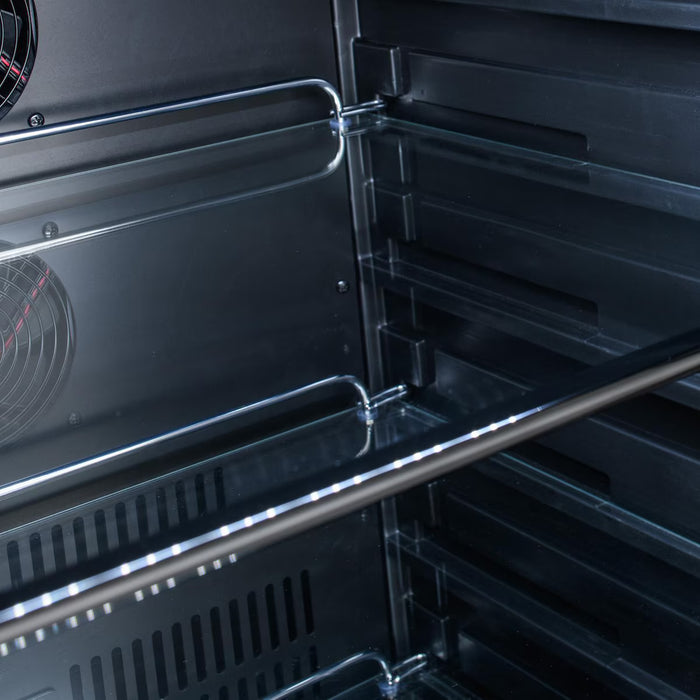 Blaze BLZ‑GDBEV‑5.5 24" Outdoor Glass Door Beverage Cooler, 5.5 cu ft Stainless Steel Outdoor Fridge