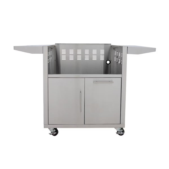 Blaze BLZ‑GRIDDLE‑CART‑SC2 30" LTE+ Gas Griddle Cart with Soft‑Close Doors, Stainless Steel Outdoor Griddle Accessory