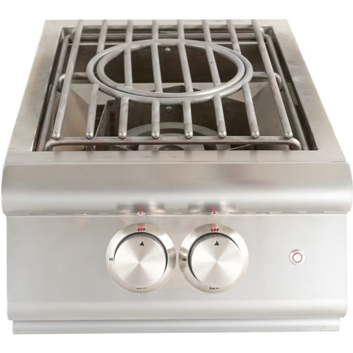 Blaze BLZ‑PBLTE‑LP Power Burner, Propane Gas Outdoor Side Burner, 30,000 BTU, Stainless Steel