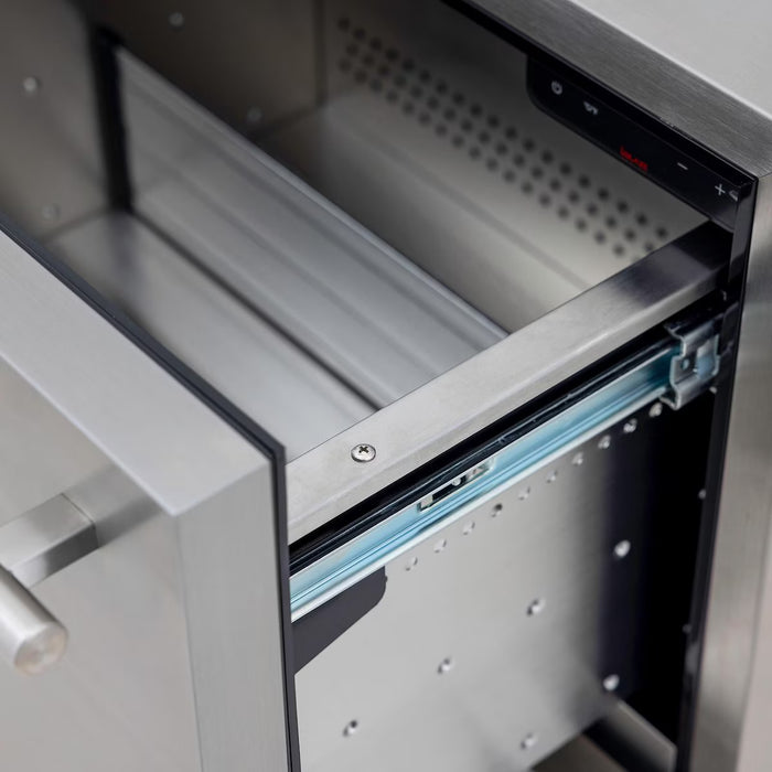 Blaze BLZ‑SSRF‑DBDR5.1 24" Outdoor Double Drawer Refrigerator, 5.1 cu ft Stainless Steel Outdoor Fridge