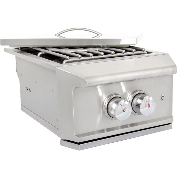 Blaze BLZ‑PROPB‑NG Professional Power Burner, Natural Gas Outdoor Side Burner, 60,000 BTU, Stainless Steel