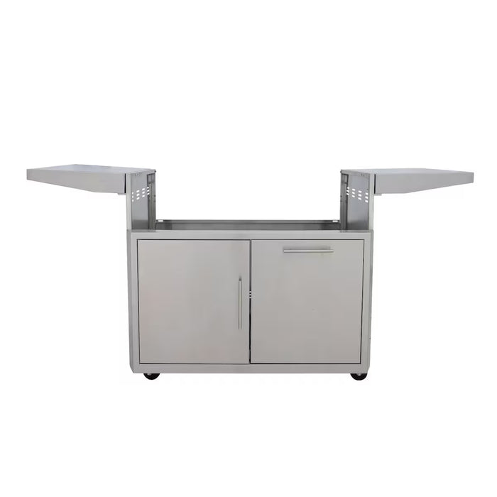 Blaze BLZ-3PRO-CART-LTSC Stainless Steel Professional Cart with Soft-Close Doors for 3-Burner Blaze Grill, Outdoor BBQ Accessory