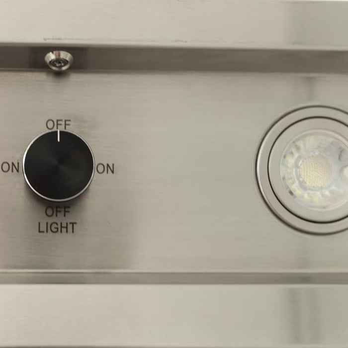 Blaze BLZ‑36‑VHOOD 36" Outdoor Vent Hood, 1000 CFM Stainless Steel Wall‑Mount Hood for Outdoor Kitchen