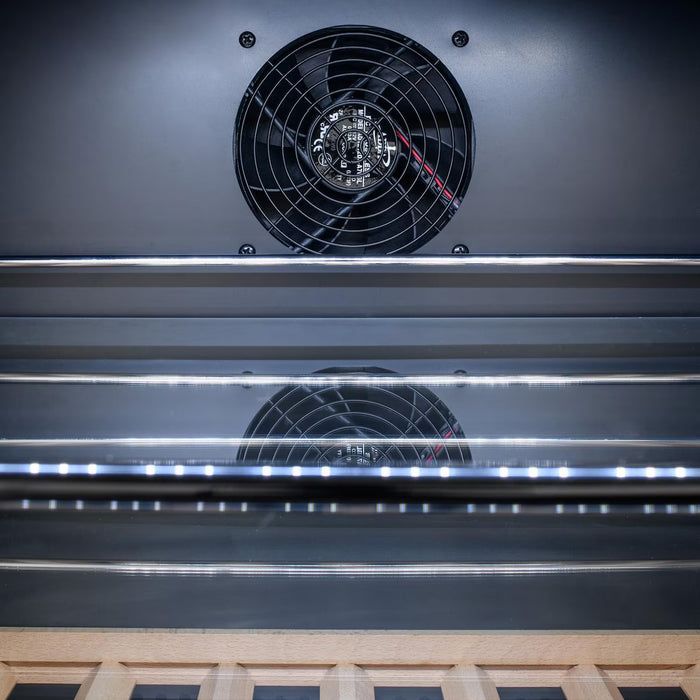 Blaze BLZ‑GDBEV‑5.5 24" Outdoor Glass Door Beverage Cooler, 5.5 cu ft Stainless Steel Outdoor Fridge