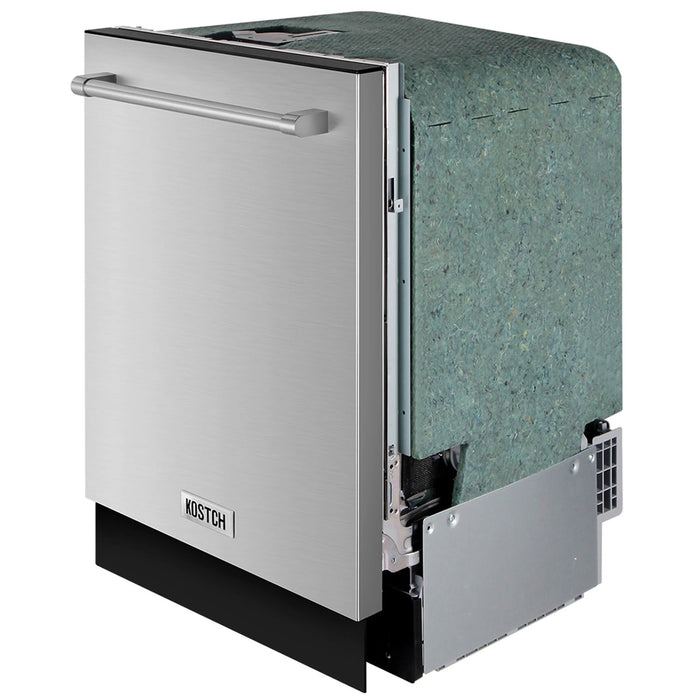 Kostch KOS‑24DWH06H‑S 24" Top Control Built‑In Dishwasher with Third Rack – Stainless Steel, 47 dBA, ENERGY STAR®