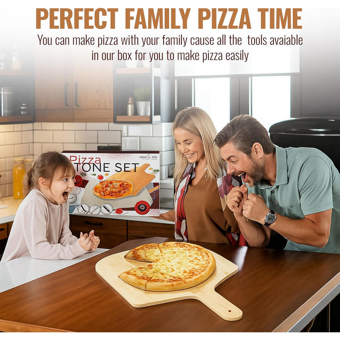 Vero Hardware 8 PCS Pizza Stone Set