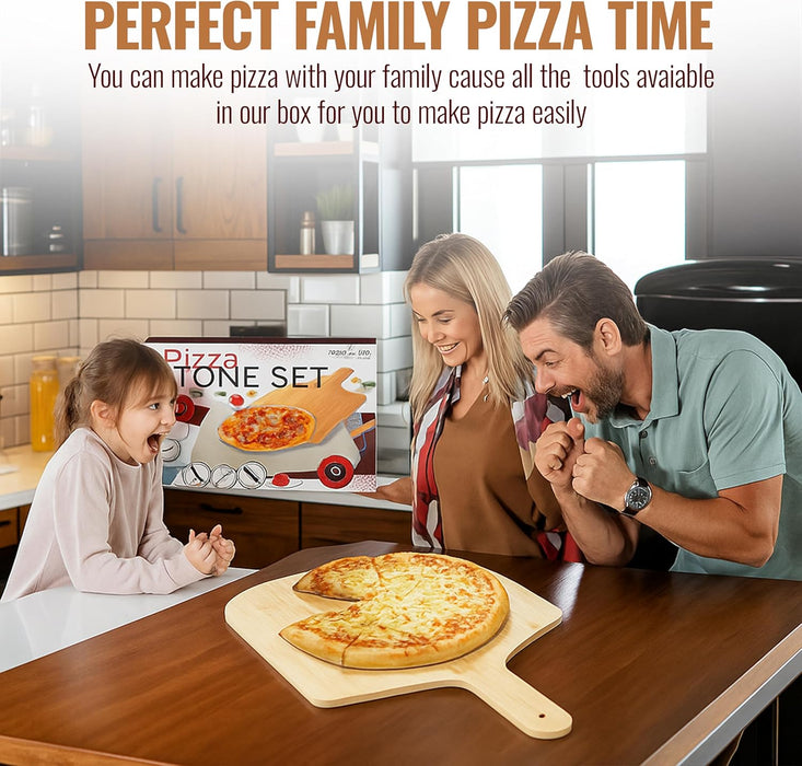Vero Hardware 8 PCS Pizza Stone Set