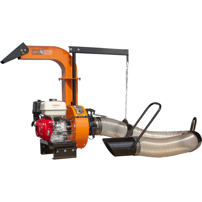 Brave BRPTL140H 3,500 CFM Truck Loader Vacuum – 390cc Honda GX390, 8‑In Urethane Intake Hose