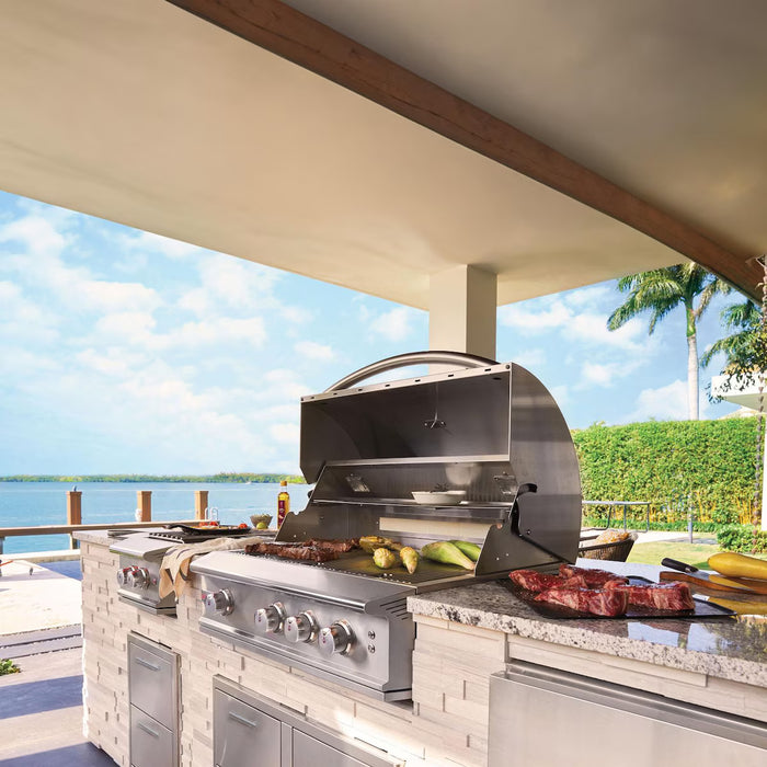 Blaze BLZ-3PRO-LP 30" 3-Burner Built-In Liquid Propane Grill, 42,000 BTU, Stainless Steel Blaze Pro Outdoor Grill