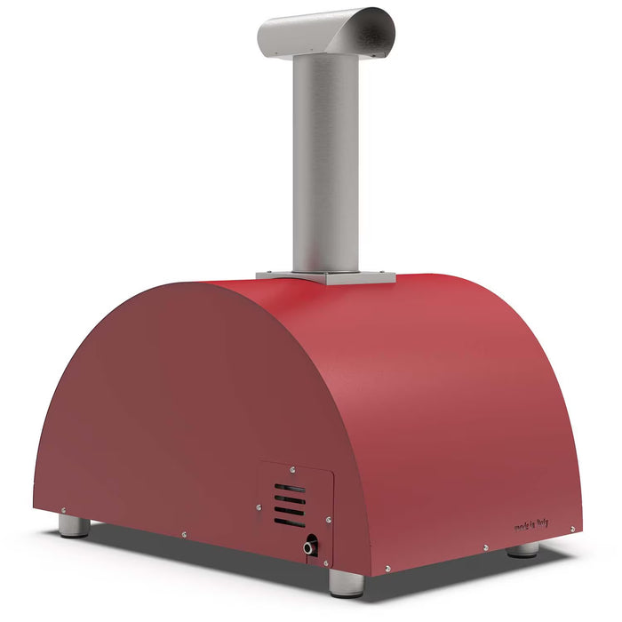 Alfa Moderno 3 Pizze Gas Outdoor Pizza Oven FXMD-3P-MROR-U – Ruby Red, 3-Pizza Capacity, Countertop, 1000 °F Max Temp