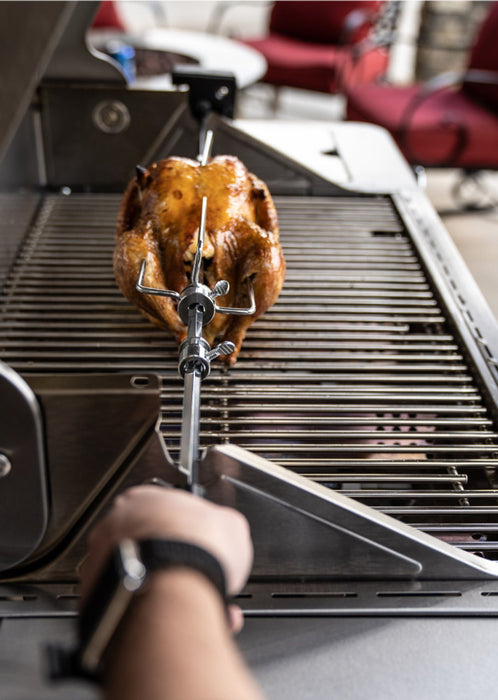 Rotisserie Kit 96222 – Universal Kit for 6-Burner Gas Grills