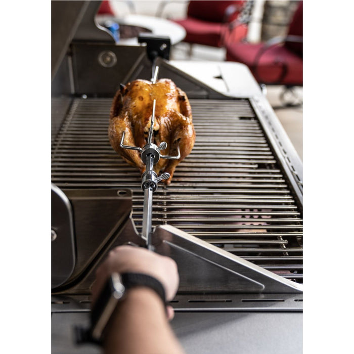 Rotisserie Kit 96222 – Universal Kit for 6-Burner Gas Grills