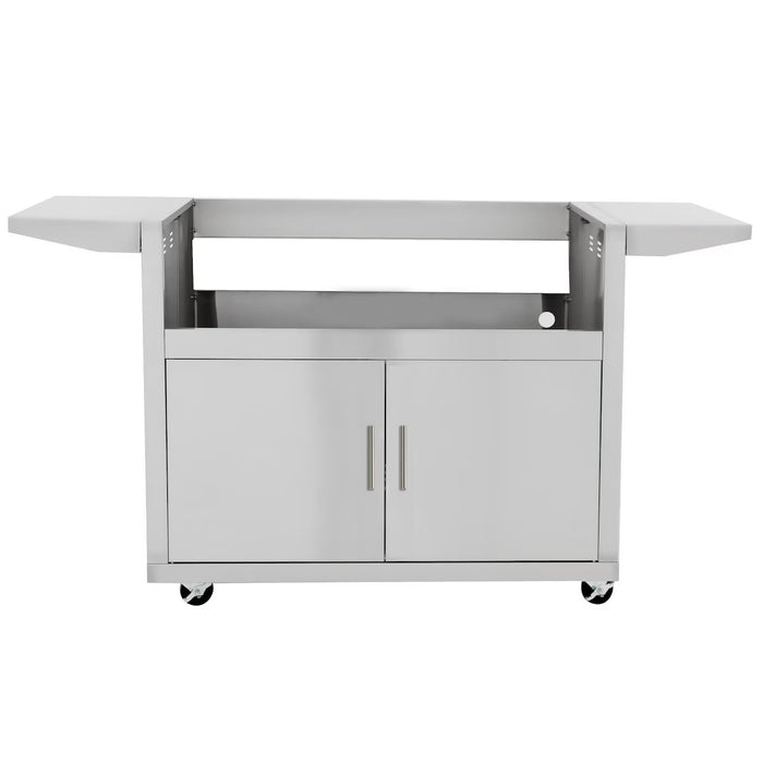 Blaze BLZ‑5‑CART‑SC Basic Stainless Steel Cart with Soft‑Close Doors for 40" Blaze 5‑Burner Gas Grills, Outdoor BBQ Accessory
