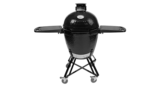 Primo All-In-One Round Charcoal Ceramic Grill | Classic Kamado Style BBQ Smoker & Grill