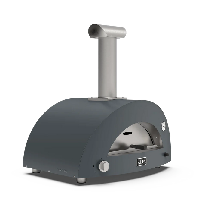 Alfa Moderno 2 Pizze Gas Outdoor Pizza Oven FXMD-2P-GGRIA-U – Anthracite Grey