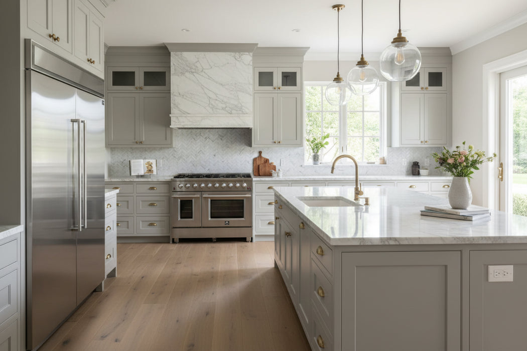 Forno 2-Piece Kitchen Appliance Package – 48″ Gas Range with Griddle + 60″ Built-In Column Refrigerator – FBDL-018-03CAUS