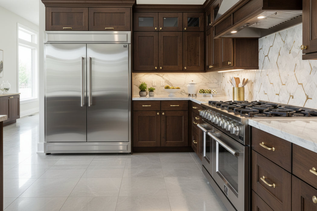 Forno FBDL-019-06CAUS Appliance Package – FFSGS6260-48 Gas Range + FFFFD1722-60S Refrigerator