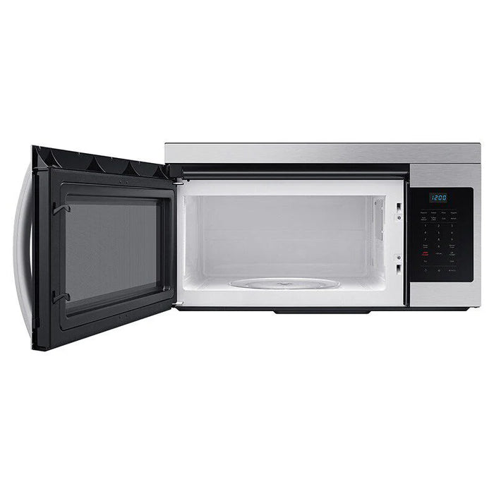 Samsung ME16A4021AS/AA 1.6 cu. ft. Over-the-Range Microwave Oven in Stainless Steel – 1,000 Watts, 2-Speed 300 CFM Vent Fan, and Auto Cook Presets
