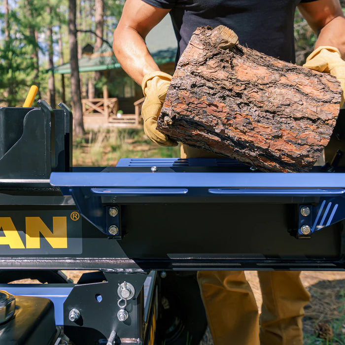 Firman Power Equipment GS2201 22‑Ton Portable Log Splitter – Vertical & Horizontal Operation, 196cc Engine, Auto‑Return Valve, Low‑Oil Shut‑off