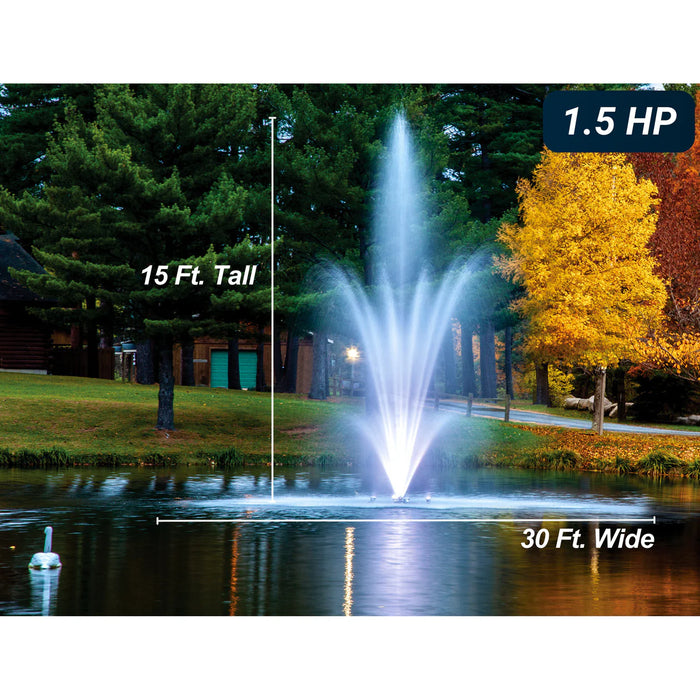 Scott Aerator Amherst Pond Fountain