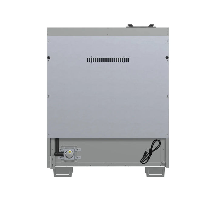 Forno Capriasca FFSGS6460-30 30" Freestanding French Door Gas Range, 4 Burners, Stainless Steel