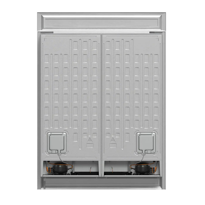 Forno Maderno FFFFD1722-60S 60" Convertible Refrigerator/Freezer Set, Stainless Steel, 27.2 Cu. Ft.