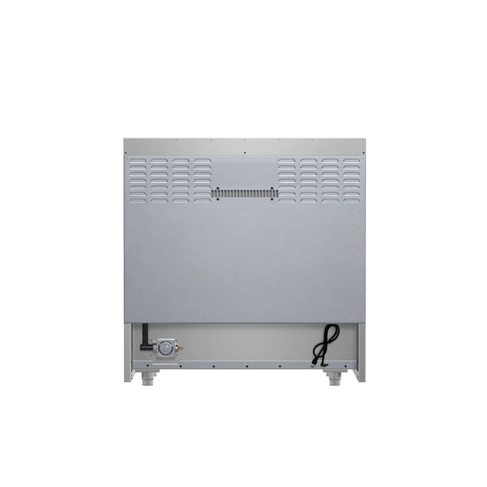 Forno Galiano FFSGS6444-36 36" French Door Gas Range, 6 Burners, Stainless Steel