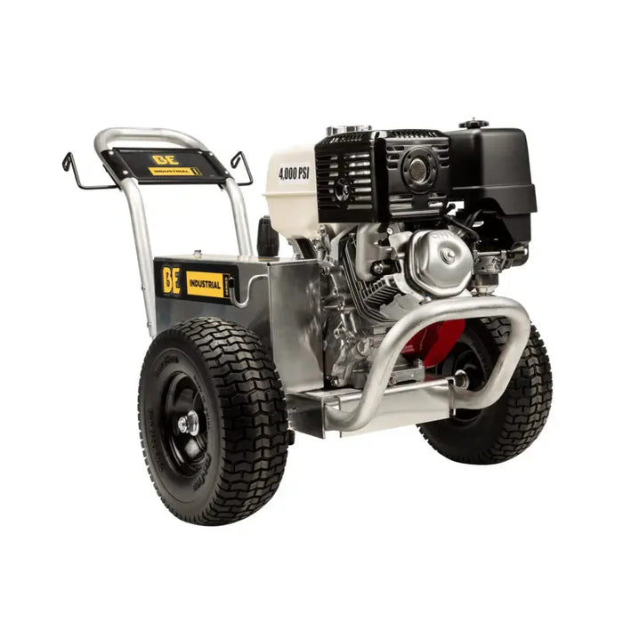 BE Power Equipment B4013HABC 4,000 PSI 4.0 GPM Gas Pressure Washer – Honda GX390 Cold Water Belt‑Drive Triplex Pump