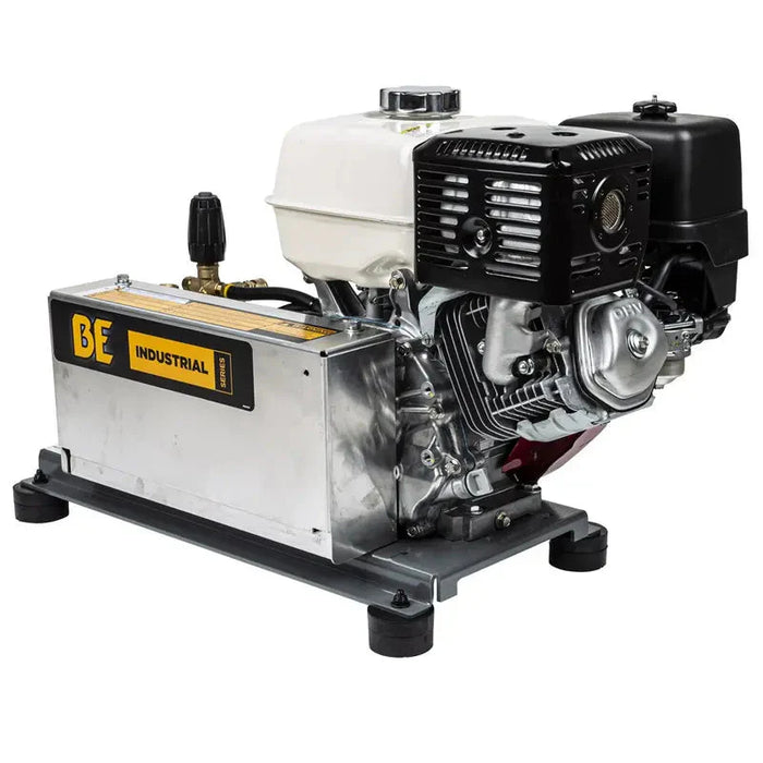 BE Power Equipment B4013HTBG 4,000 PSI 4.0 GPM Gas Pressure Washer – Honda GX390 Belt‑Drive General Triplex Pump Truck‑Mount Frame